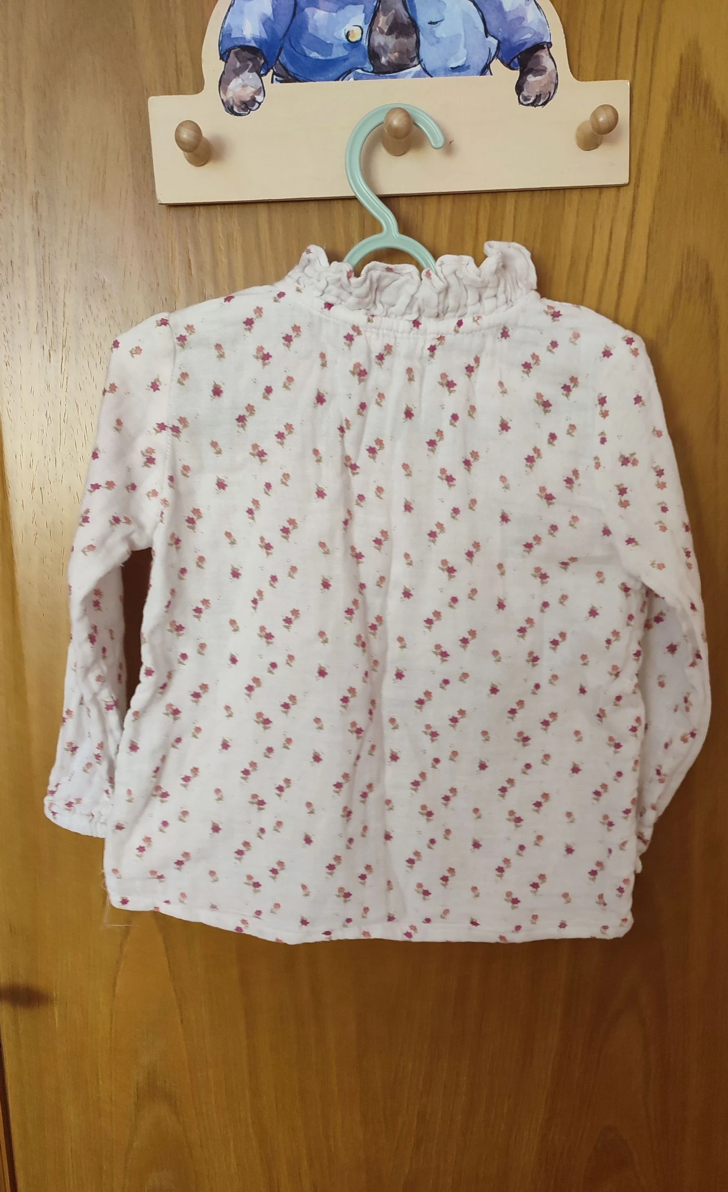 Camisa florida floral gaze de algodão 3 años – photo 5